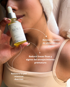 Sérum Facial con Retinol, Argán y Lavanda – Antiarrugas, Nutritivo y Reafirmante – Suero Nocturno Natural – Hecho en México – Para Todo Tipo de Piel